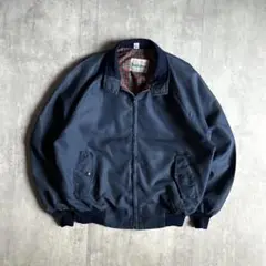 【80s vintage】スイングトップ　ブルゾン　usa製　短丈　裏地チェック