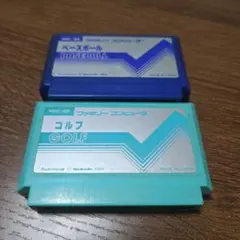 ファミコン ソフト BASEBALL GOLF セット