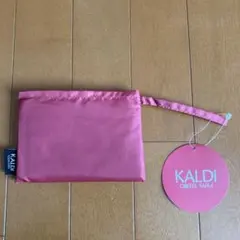 KALDI スモーキーピンク エコバッグ