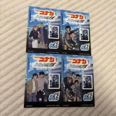名探偵コナン ハイウェイの堕天使　オリジナルスマホステッカー　4種コンプ