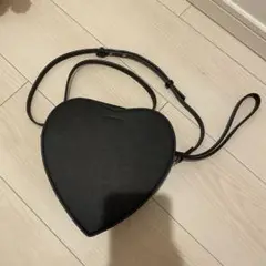 FURFUR ハートハンドバッグ ブラック