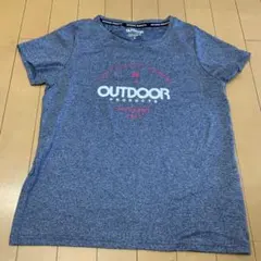 X436 グレー L アウトドア　Tシャツ レディースのサムネイル
