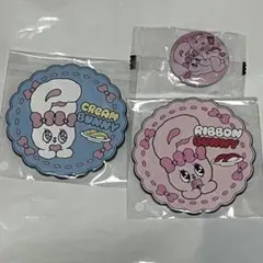 エスターバニー くら寿司 コースター2種 ピンバッチ1種