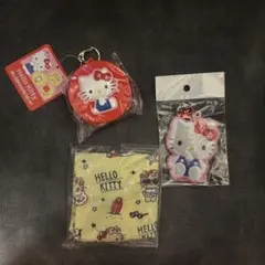 ハローキティ ポーチ・キーホルダー・ハンカチセット