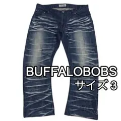 BUFFALO BOBS / ヴィンテージ・ジーンズ・デニム/やや傷や汚れあり BUFFALO BOBS - BUFFALO BOBS バッファローボブズ クラッシュダメージ