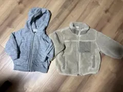 ボアジャケット、パーカー petit main FOkids 90cm