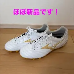 Mizuno Morelia サッカーシューズ ホワイト/ゴールド - メルカリ