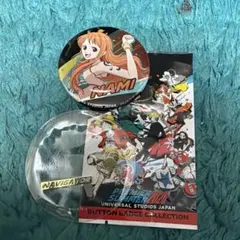 ONE PIECE 缶バッジ 輩缶バッジ USJ 限定 缶バッジ ナミ セット - メルカリ