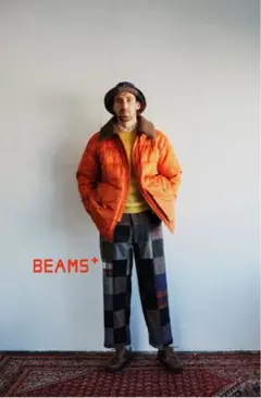 BEAMS PLUS / パッチワーク ドローストリングス トラウザーズ