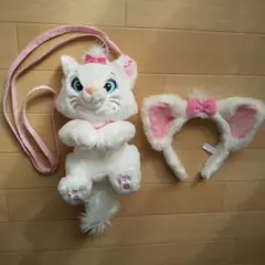 ディズニー マリーちゃん カチューシャ ポシェット