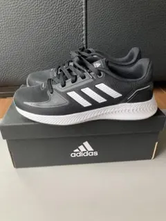 adidas CORE FAITO K ブラック/ホワイト 21㎝