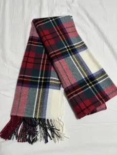 GU チェック柄マフラー