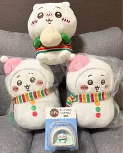 ちいかわエニマイくじ2024年A賞、2025年A賞2つ、F賞ハチワレ　セット売り