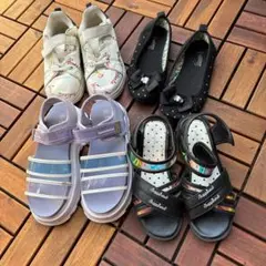 女の子20センチ　サンダル　靴まとめ売り　キッズサンダル
