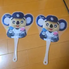 ドアラ パオロン シャオロン うちわ 2枚セット