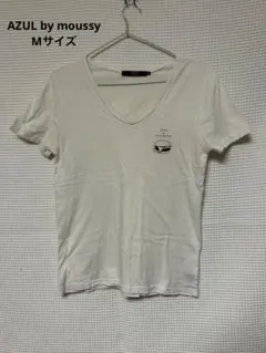 AZUL by moussy VネックTシャツ