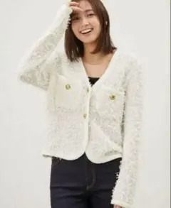 2025年最新】ツイードニットジャケット ミラオーウェンの人気