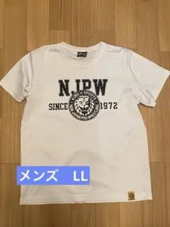 新日本プロレス NJPW Tシャツ ホワイト LL