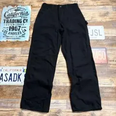 Carhartt ペインターパンツ ダック地 ブラック W28 ワークパンツ 黒のサムネイル