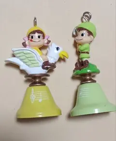 ペコちゃん　ポコちゃん　ベル　フィギュア　2体セット