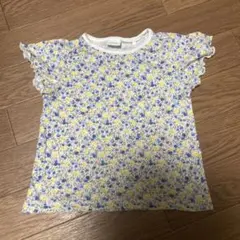 next 花柄フリル袖Tシャツ 9-12ヶ月