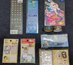スヌーピー シール・ステッカーふせんセット　おまけマステSNOOPY