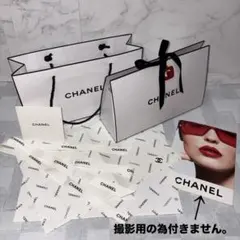 CHANEL ショップ袋・ギフトBOX BOXチャーム・包装紙・リボン・カード
