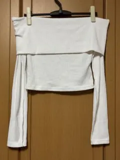 SHEIN オフショルダー長袖トップス