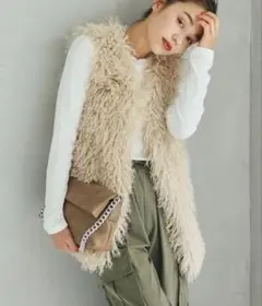 ジレ ファーコート