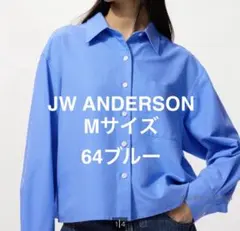 【美品】UNIQLO オックスフォードシャツ Mサイズ 64ブルー