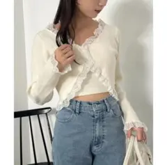 one after another NICE CLAUP ボレロカーディガン