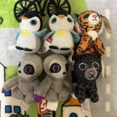 Ty ぬいぐるみ マスコット 6体セット
