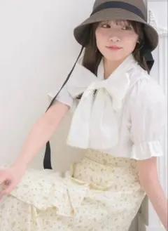 エムズエキサイト♡レースボウタイBL 白のサムネイル