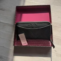 TORY BURCH ALEXA ZIP 長財布 ブラック