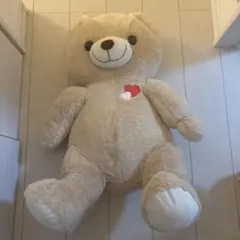 大きめベージュぬいぐるみ