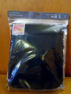 廃盤品　ユニクロ 　ヒートテック タイツ ワッフル素材 Lサイズ ブラック