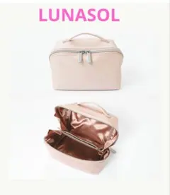 LUNASOL バニティポーチ ピンク【新品未使用】のサムネイル