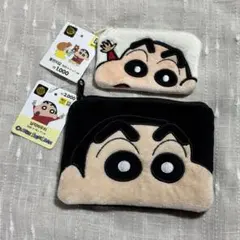 韓国ダイソー限定 クレヨンしんちゃん ポーチセット 新品