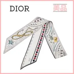 DIOR ミッツァ スカーフ ディオールBOX付き タロットハート 運命の輪