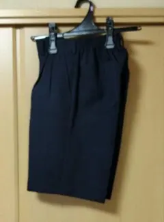 男児用　制服ズボン　紺色　無地　半ズボン　フォーマル　160cm