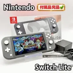 美品 Nintendo Switch Lite グレー 本体