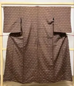 A◇着物くつろぎ 夏物 花菱模様 絽 紗 薄物 綿 小紋 着物 K441 - メルカリ