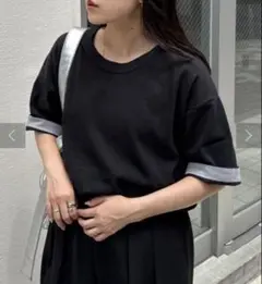 美品！CIAOPANICTYPY キープシェイプフライス半袖Tee ユニセックスのサムネイル