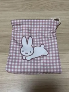 タイトーくじ ブルーナアニマル うさぎ 巾着ポーチ