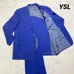 未使用 YSL イヴサンローラン スーツセットアップ ネイビー 超高級 激レアのサムネイル