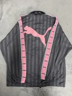 Puma ジャージ S~M グレー×ピンク