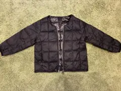 TAION ブラック ダウンベスト 100