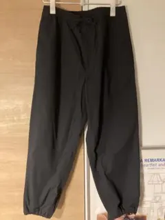 GU EG コードレーンイージーパンツ ネイビー M