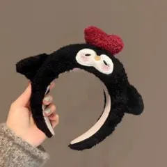 キャラクター刺繍付きヘアバンド