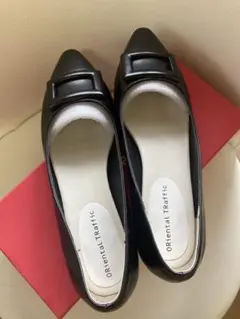 未使用⭐︎黒フラットレインシューズ・オリエンタルトラフィック